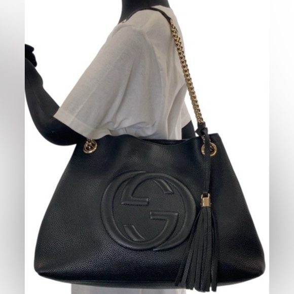 COA INCLUDED - GUCCI Soho Interlocking  Shoulder Bag/Tote - Picture 3 of 17